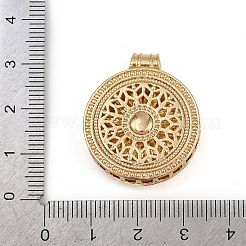 Вращающиеся подвески из латуни с микропаве из кубического циркония&nbsp;LS-KK-P332-02A-G