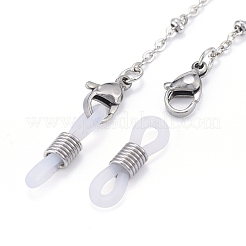 3 шт. 304 нержавеющая сталь спутниковые цепи цепочки для очков AJEW-DJ0003-45