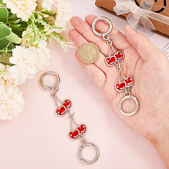 Удлинители ремешков для сумочки из цинкового сплава AJEW-WH0479-46D