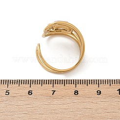 Открытые кольца манжеты из нержавеющей стали 304&nbsp;RJEW-S629-08G