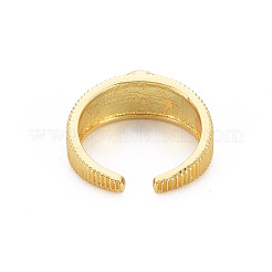 Кольцо-манжета с каплевидным натуральным опалом для женщин RJEW-T016-33-NF