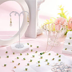 40 шт. латунные эмалированные скобы для крепления колышков&nbsp;KK-BBC0020-33