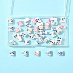 40шт фарфоровые бусины ручной работы PORC-FS0001-15