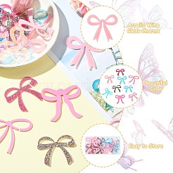 18 шт. 9 стиля акриловых подвесок для бокалов вина&nbsp;AJEW-CJ0001-71