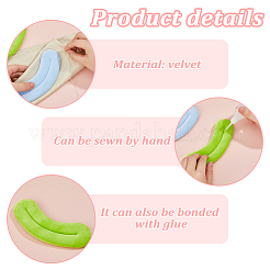 24шт. 6 цвета бархатная кукольная губа&nbsp;DIY-FH0009-86