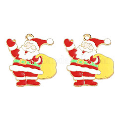 Crémaillère placage pendentifs en émail d'alliage&nbsp;ENAM-N060-04LG