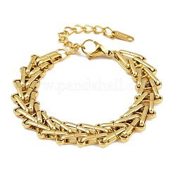 Браслеты-цепочки из нержавеющей стали 304 для женщин&nbsp;LS-BJEW-C113-01G