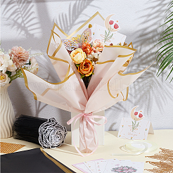 Ensembles de papier d'emballage pour bouquets à faire soi-même&nbsp;DIY-NB0015-10