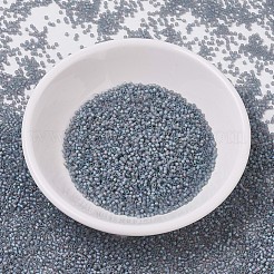 MIYUKIデリカビーズ  シリンダー  日本製シードビーズ  11/0  （db0863)マット透明グレーab  1.3x1.6mm  穴：0.8mm  約10000個/袋  50 G /袋&nbsp;SEED-X0054-DB0863