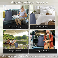 Сумки для хранения из ткани оксфорд с завязками&nbsp;AJEW-WH20816-044B-04