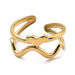 Кольца-манжеты из нержавеющей стали 304 RJEW-Z018-21G