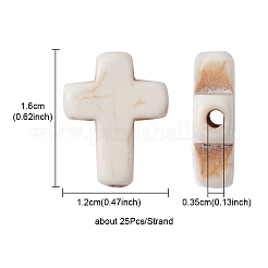 Синтетических нитей бирюзовые бусы TURQ-YW0001-01A