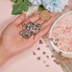 100 шт. 10 стильные тибетские поручни из сплава&nbsp;TIBE-CJ0001-11