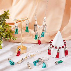 100 шт. Искусственная замша подвеска с кисточкой украшения FIND-SC0002-29B