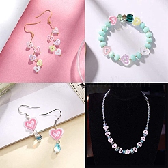 50 шт. Прозрачные акриловые бусины&nbsp;OACR-CJ0001-48