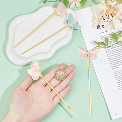 4 шт. 4 стиля латунных эмалевых закладок AJEW-SC0002-81