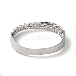 Не тускнеющие крестообразные браслеты из нержавеющей стали 304 с полыми шарнирами для женщин BJEW-I315-20P