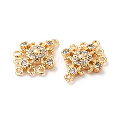 Звенья для люстры из латуни с микропаве и кубическим цирконием&nbsp;LS-KK-F860-35G