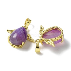 Pendentifs en pierres précieuses mixtes naturels et synthétiques&nbsp;KK-F888-01G