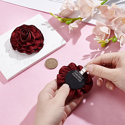 2 Stück Blumen-Schuhschnallenclips aus Polyester&nbsp;DIY-PH0034-81