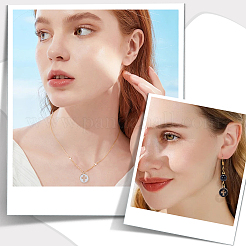 100шт 5 цвета светлые позолоченные подвески из сплава с эмалью&nbsp;ENAM-AR0001-73