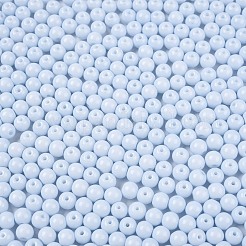 Непрозрачная выпечка окрашены стеклянные бусины DGLA-T004-02N