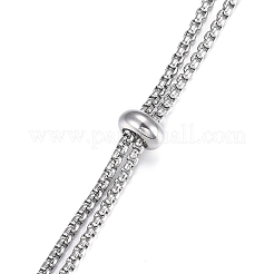 201. Fabricación de collares con cadena deslizante de acero inoxidable.&nbsp;LS-MAK-H100-01P-1
