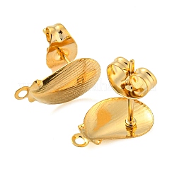 Фурнитура для сережек-гвоздиков из нержавеющей стали 304&nbsp;LS-EJEW-D081-02A-G