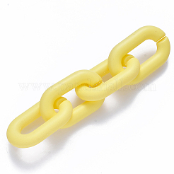 Anelli di collegamento in acrilico verniciato a spruzzo opaco&nbsp;X-OACR-S036-006A-I05