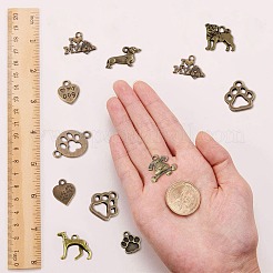 Сплавочные подвески тибетского стиля TIBEP-SC0001-87