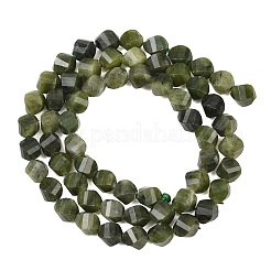 Природные китайский нефрит бисер пряди&nbsp;G-P611-C25-01