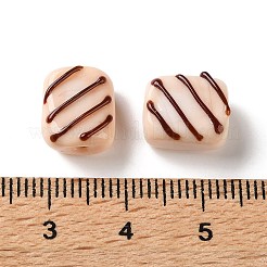 Perles vernissées manuelles&nbsp;LA-CBA2CF4-01F