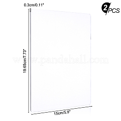 Прозрачная акриловая нажимная пластина OACR-WH0003-31A