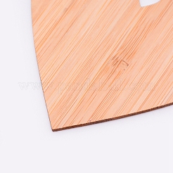 Необработанные деревянные детали для больших подвесок&nbsp;AJEW-WH0129-31