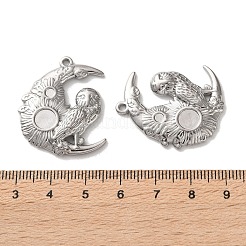 Подвеска из нержавеющей стали 304 со стразами STAS-A124-04P