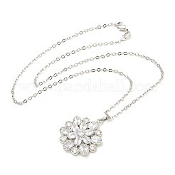 Ожерелья из нержавеющей стали 304 с цепочкой из троса NJEW-H040-15P