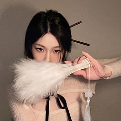 Дизайн веера из перьев из пвх PW-WGD3E4F-01