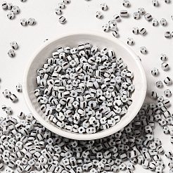6/0 undurchsichtige Farben sickern aus Glasperlen&nbsp;SEED-F003-04A-12