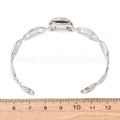 Ébauches de bracelets manchettes en acier inoxydable 304&nbsp;SA-CBA4160-02A-P