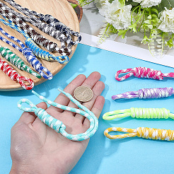 12 pendentif décoratif en nylon de 12 couleurs pour ornements de sac&nbsp;AJEW-SC0031-93