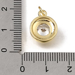 Messing Glas-Anhänger&nbsp;X-KK-C262-26G