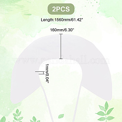 Съемные женские ложные воротники из полиэстера AJEW-WH0258-771