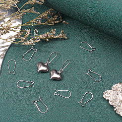 10 шт. 925 серьги-кольца из стерлингового серебра STER-BBC0001-81