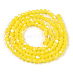 Fili di perle di vetro elettrolitico opaco tinta unita&nbsp;EGLA-A039-P2mm-L05