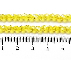 Гальванизируйте прозрачное стекло бисер нитей&nbsp;EGLA-A035-T4mm-A03