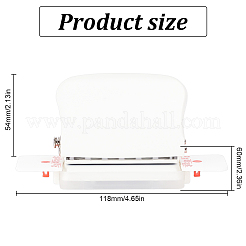 Мини пластиковый дырокол на 6 отверстие&nbsp;AJEW-WH0083-64A