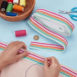 10 ярд поликоттоновой ленты с полосатым узором&nbsp;OCOR-ME0001-30