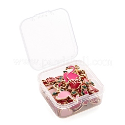 36шт 6 стиля подвески из сплава на день святого валентина с эмалью ENAM-LS0001-72