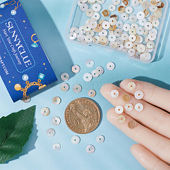 200 шт. бусины из пресноводных ракушек BSHE-SC0001-12