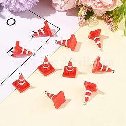 10 шт. подвески из смоляного железа RESI-FS0002-06